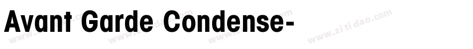 Avant Garde Condense字体转换